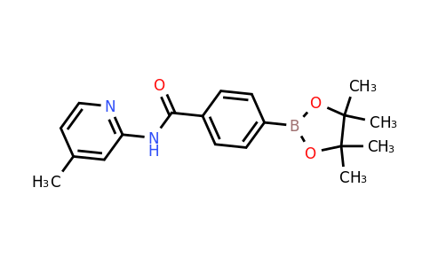 CAS 864754-46-1 | N-(4-Methylpyridin-2-yl)-4-(4,4,5,5-tetramethyl-1,3,2-dioxaborolan-2-yl)benzamide