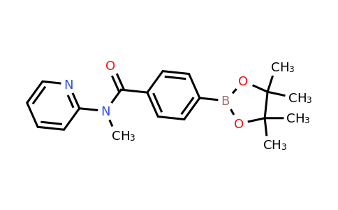 CAS 864759-39-7 | N-Methyl-N-(pyridin-2-yl)-4-(4,4,5,5-tetramethyl-1,3,2-dioxaborolan-2-yl)benzamide