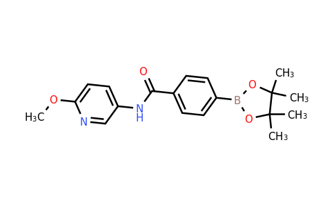 CAS 864759-41-1 | N-(6-Methoxypyridin-3-yl)-4-(4,4,5,5-tetramethyl-1,3,2-dioxaborolan-2-yl)benzamide