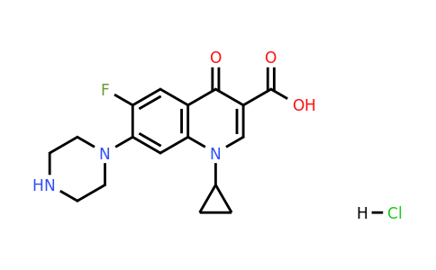 CAS 86483-48-9 | 1-Cyclopropyl-6-fluoro-4-oxo-7-(piperazin-1-yl)-1,4-dihydroquinoline-3-carboxylic acid xhydrochloride