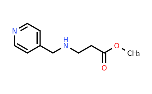 CAS 865075-03-2 | methyl 3-{[(pyridin-4-yl)methyl]amino}propanoate