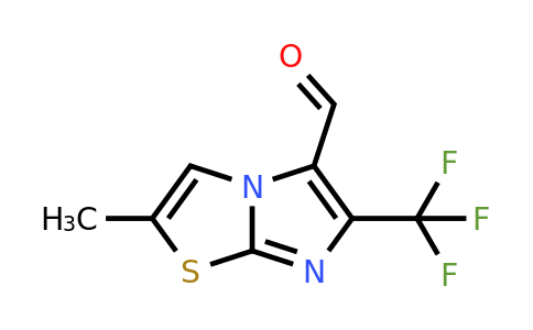 CAS 865081-55-6 | 2-Methyl-6-(trifluoromethyl)imidazo[2,1-B]thiazole-5-carbaldehyde