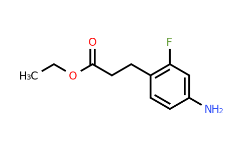 CAS 865137-77-5 | 3-(4-Amino-2-fluoro-phenyl)-propionic acid ethyl ester
