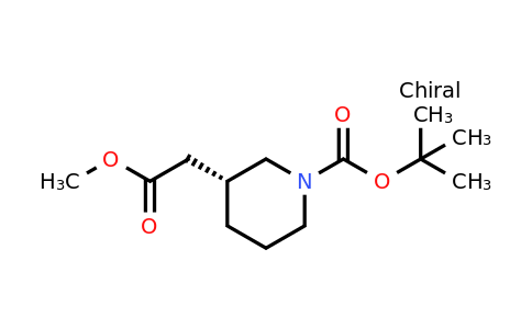CAS 865157-02-4 | (R)-tert-Butyl 3-(2-methoxy-2-oxoethyl)piperidine-1-carboxylate