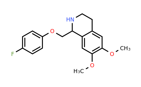 CAS 865546-37-8 | 1-[(4-Fluorophenoxy)methyl]-6,7-dimethoxy-1,2,3,4-tetrahydroisoquinoline