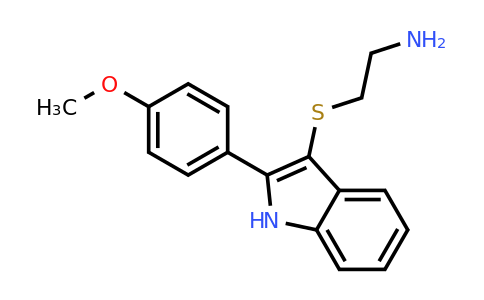 CAS 865546-50-5 | (2-{[2-(4-Methoxyphenyl)-1H-indol-3-yl]thio}ethyl)amine
