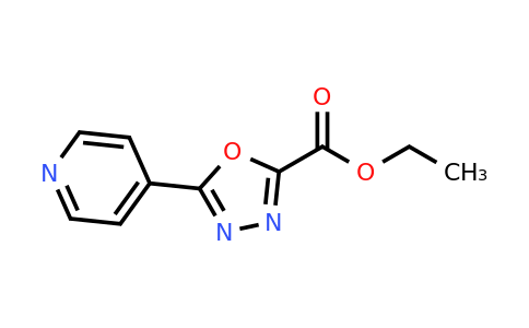 CAS 865610-89-5 | ethyl 5-(pyridin-4-yl)-1,3,4-oxadiazole-2-carboxylate