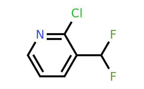 CAS 865663-96-3 | 2-Chloro-3-(difluoromethyl)pyridine