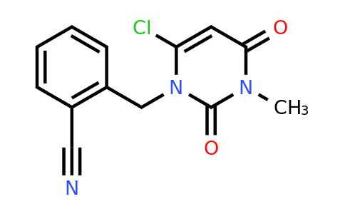 CAS 865758-96-9 | 2-((6-Chloro-3-methyl-2,4-dioxo-3,4-dihydropyrimidin-1(2H)-YL)methyl)benzonitrile