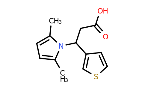 CAS 866019-28-5 | 3-(2,5-Dimethyl-1H-pyrrol-1-yl)-3-(thiophen-3-yl)propanoic acid