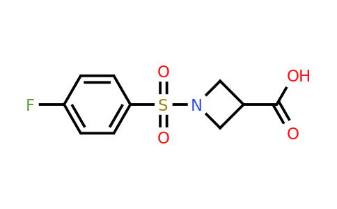 CAS 866043-35-8 | 1-((4-Fluorophenyl)sulfonyl)azetidine-3-carboxylic acid