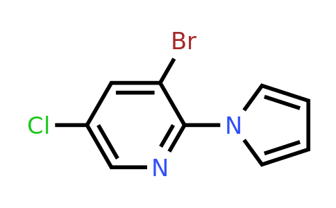 CAS 866137-10-2 | 3-Bromo-5-chloro-2-(1H-pyrrol-1-yl)pyridine