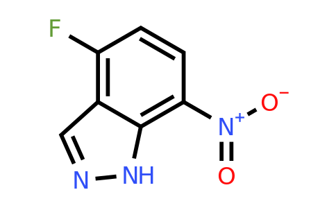 CAS 866144-02-7 | 4-fluoro-7-nitro-1H-indazole