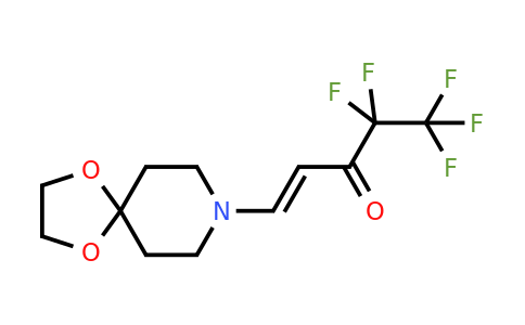 CAS 866144-13-0 | (E)-1-(1,4-dioxa-8-azaspiro[4.5]dec-8-yl)-4,4,5,5,5-pentafluoro-1-penten-3-one