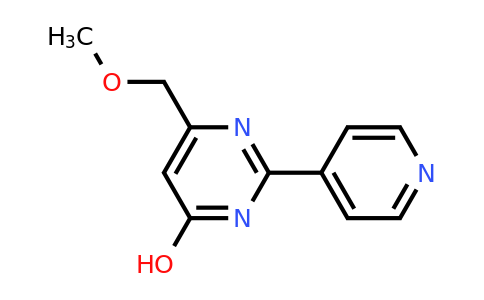 CAS 866145-30-4 | 6-(Methoxymethyl)-2-(pyridin-4-yl)pyrimidin-4-ol
