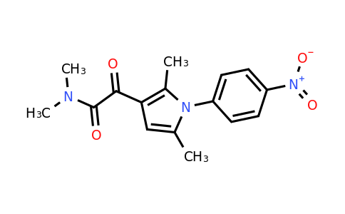 CAS 866156-50-5 | 2-(2,5-Dimethyl-1-(4-nitrophenyl)-1H-pyrrol-3-yl)-N,N-dimethyl-2-oxoacetamide