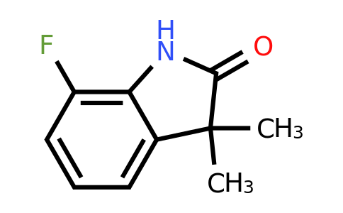 CAS 866208-24-4 | 7-fluoro-3,3-dimethyl-2,3-dihydro-1H-indol-2-one