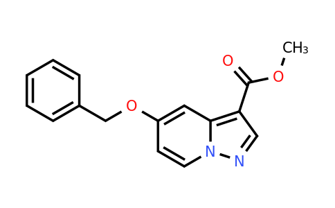 CAS 866216-17-3 | Methyl 5-(benzyloxy)pyrazolo[1,5-A]pyridine-3-carboxylate