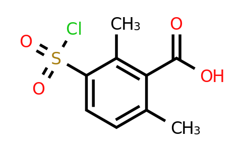 CAS 866358-15-8 | 3-(chlorosulfonyl)-2,6-dimethylbenzoic acid