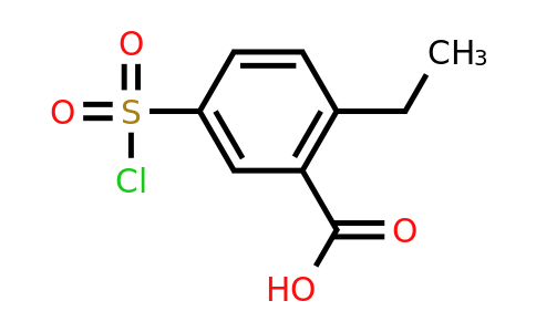CAS 866358-16-9 | 5-(chlorosulfonyl)-2-ethylbenzoic acid