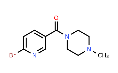 CAS 866465-78-3 | (6-Bromopyridin-3-YL)(4-methylpiperazin-1-YL)methanone
