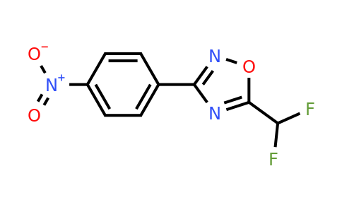 CAS 866555-95-5 | 5-(Difluoromethyl)-3-(4-nitrophenyl)-1,2,4-oxadiazole