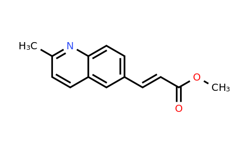 CAS 866621-28-5 | (E)-Methyl 3-(2-methylquinolin-6-yl)acrylate