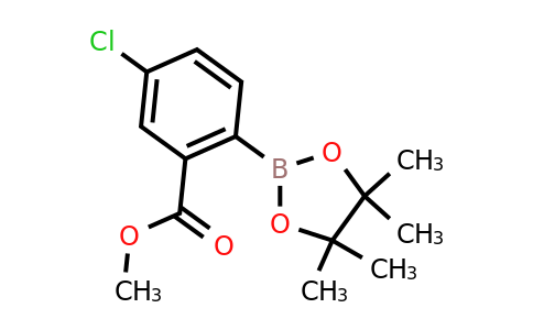 CAS 866625-02-7 | Benzoic acid, 5-chloro-2-(4,4,5,5-tetramethyl-1,3,2-dioxaborolan-2-YL)-, methyl ester