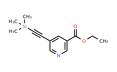 CAS 866683-43-4 | Ethyl 5-((trimethylsilyl)ethynyl)nicotinate