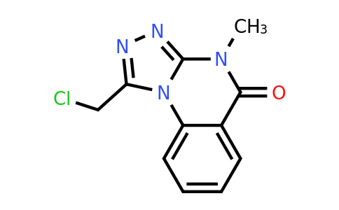 CAS 86671-88-7 | 1-(chloromethyl)-4-methyl-4H,5H-[1,2,4]triazolo[4,3-a]quinazolin-5-one