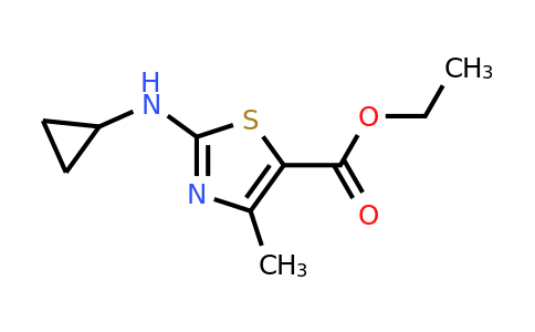 CAS 866769-73-5 | ethyl 2-(cyclopropylamino)-4-methyl-1,3-thiazole-5-carboxylate