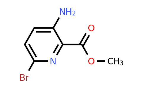 CAS 866775-09-9 | Methyl 3-amino-6-bromopicolinate