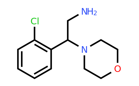 CAS 866782-01-6 | 2-(2-Chlorophenyl)-2-morpholinoethanamine