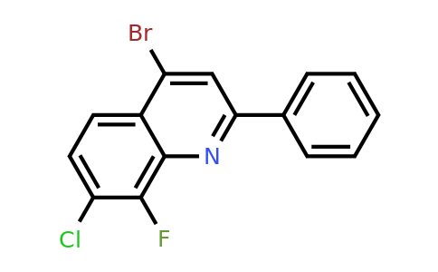 CAS 867164-98-5 | 4-Bromo-7-chloro-8-fluoro-2-phenylquinoline