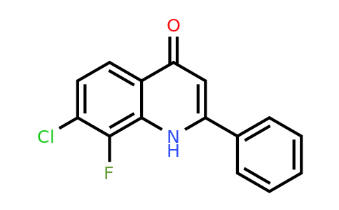 CAS 867165-00-2 | 7-Chloro-8-fluoro-2-phenylquinolin-4(1H)-one