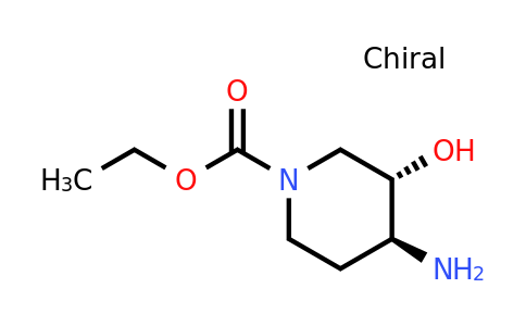 CAS 86718-22-1 | trans-4-amino-3-hydoxy-1-piperidinecarboxylic acid ethyl ester