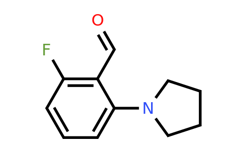 CAS 867205-19-4 | 2-fluoro-6-(pyrrolidin-1-yl)benzaldehyde
