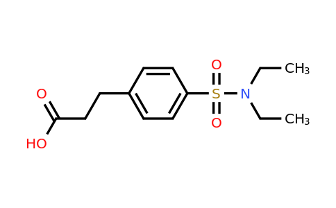CAS 867329-87-1 | 3-[4-(diethylsulfamoyl)phenyl]propanoic acid