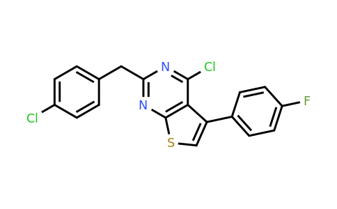 CAS 867329-94-0 | 4-chloro-2-[(4-chlorophenyl)methyl]-5-(4-fluorophenyl)thieno[2,3-d]pyrimidine