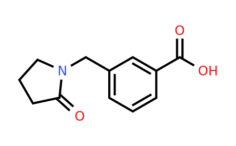 CAS 867329-99-5 | 3-[(2-oxopyrrolidin-1-yl)methyl]benzoic acid
