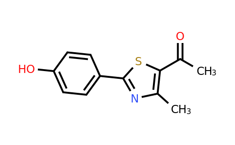 CAS 867330-01-6 | 1-[2-(4-hydroxyphenyl)-4-methyl-1,3-thiazol-5-yl]ethan-1-one