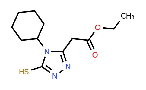 CAS 867330-06-1 | ethyl 2-(4-cyclohexyl-5-sulfanyl-4H-1,2,4-triazol-3-yl)acetate