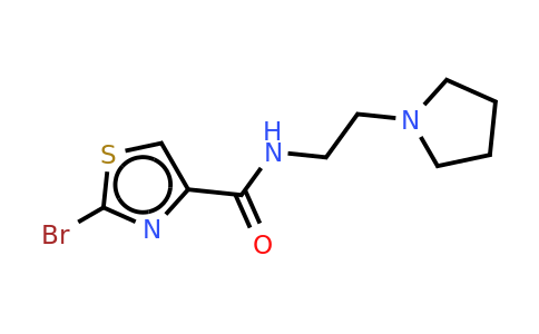 CAS 867333-36-6 | 2-Bromo-N-(2-(pyrrolidin-1-YL)ethyl)thiazole-4-carboxamide