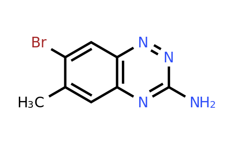 CAS 867333-38-8 | 7-Bromo-6-methylbenzo[E][1,2,4]triazin-3-amine