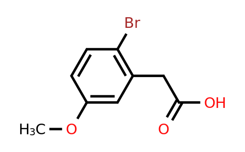CAS 86826-93-9 | 2-(2-bromo-5-methoxyphenyl)acetic acid