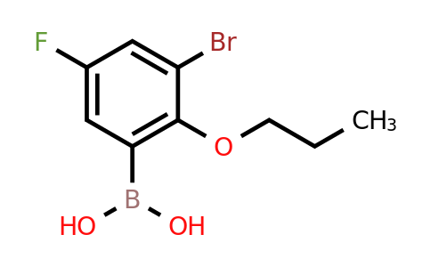 CAS 868272-84-8 | 3-Bromo-5-fluoro-2-propoxyphenylboronic acid