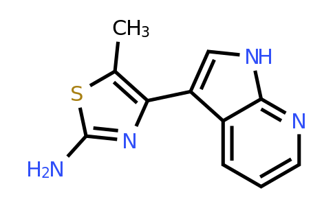 CAS 868387-59-1 | 5-methyl-4-{1H-pyrrolo[2,3-b]pyridin-3-yl}-1,3-thiazol-2-amine