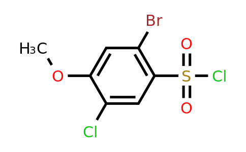 CAS 868406-66-0 | 2-bromo-5-chloro-4-methoxybenzene-1-sulfonyl chloride