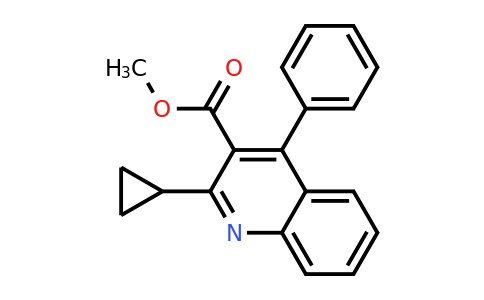 CAS 868536-53-2 | Methyl 2-cyclopropyl-4-phenylquinoline-3-carboxylate