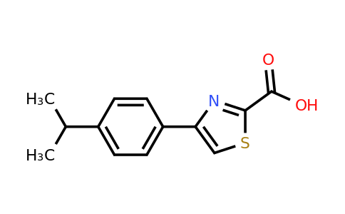 CAS 868591-88-2 | 2-Thiazolecarboxylic acid, 4-[4-(1-methylethyl)phenyl]-
